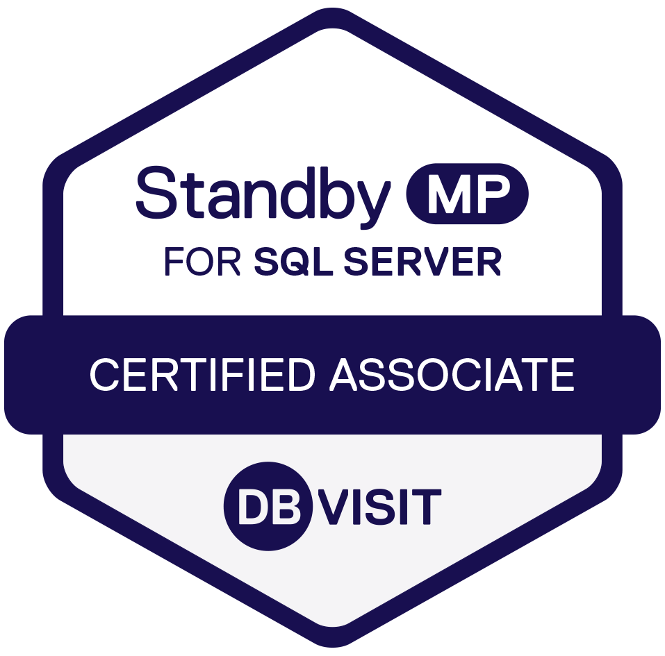 Dbvisit Standby MP Certified Associate — SQL Server